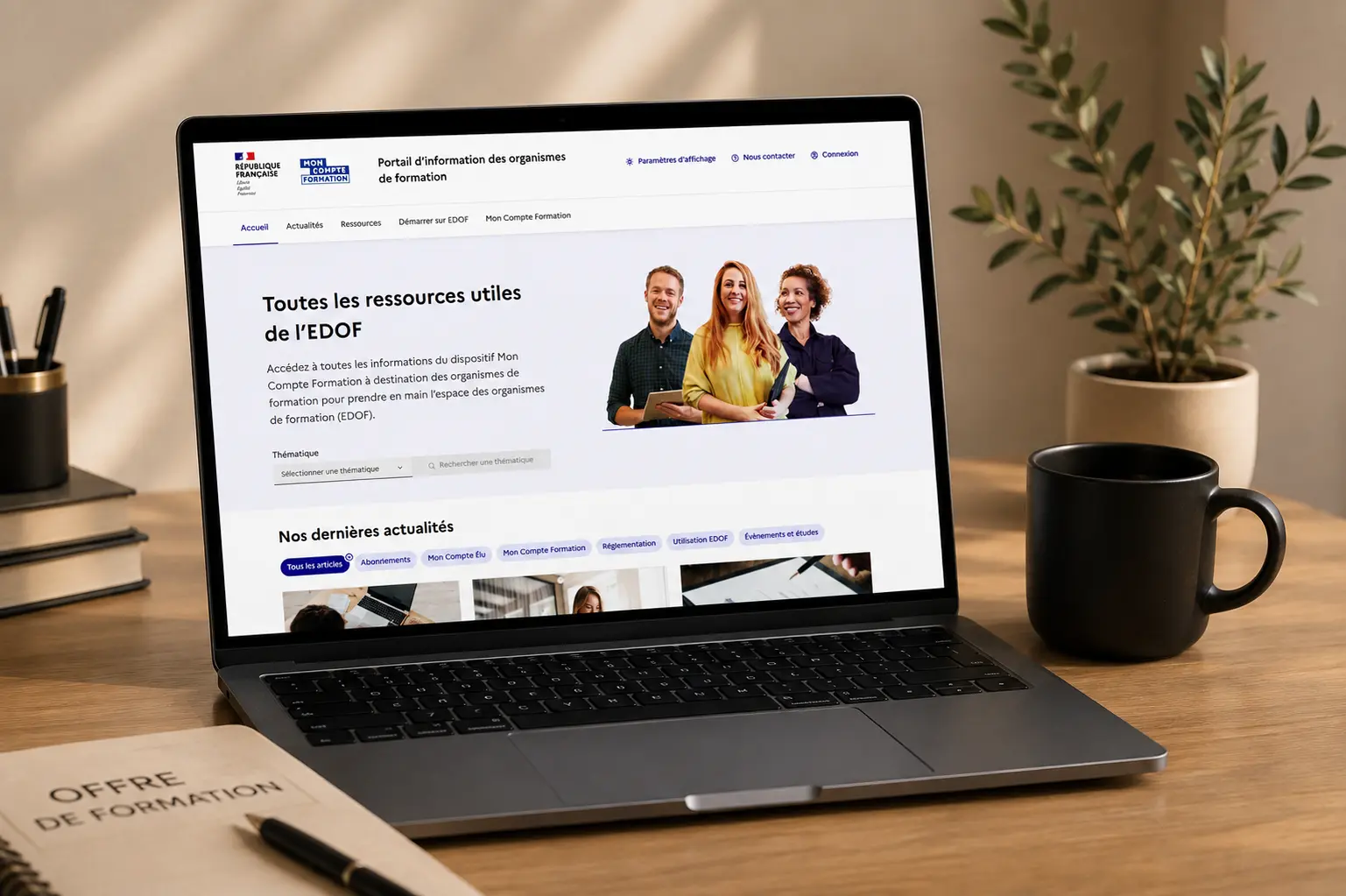 Accompagnement EDOF et gestion des dossiers CPF
